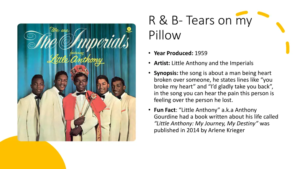 r b tears on my pillow