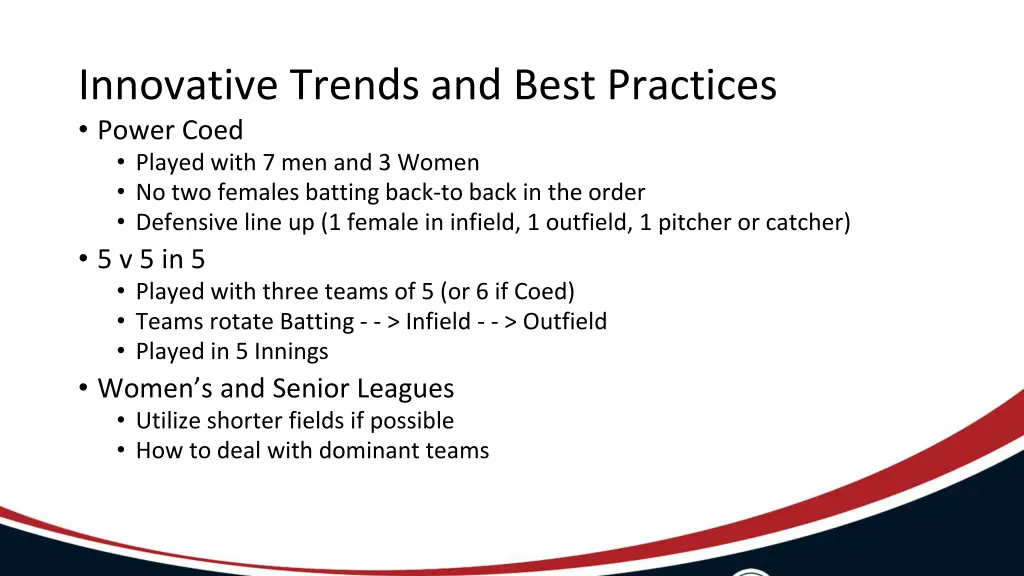 innovative trends and best practices power coed