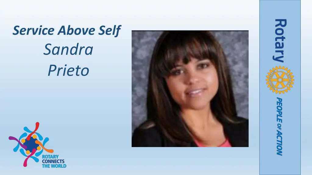 service above self sandra prieto