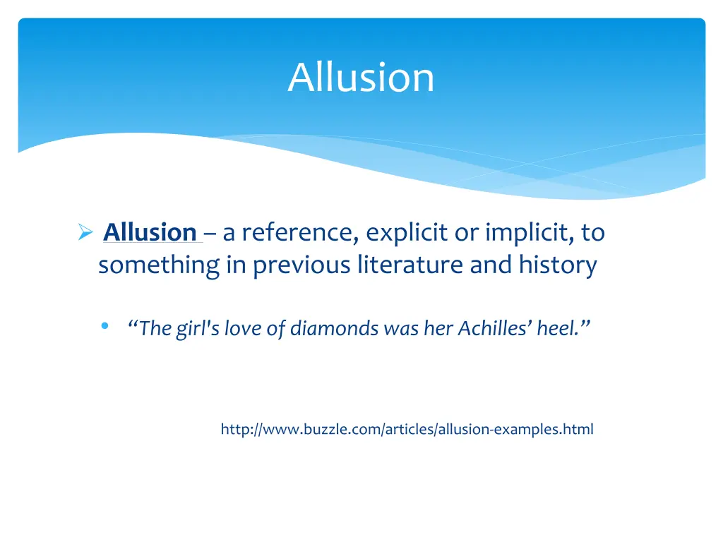 allusion