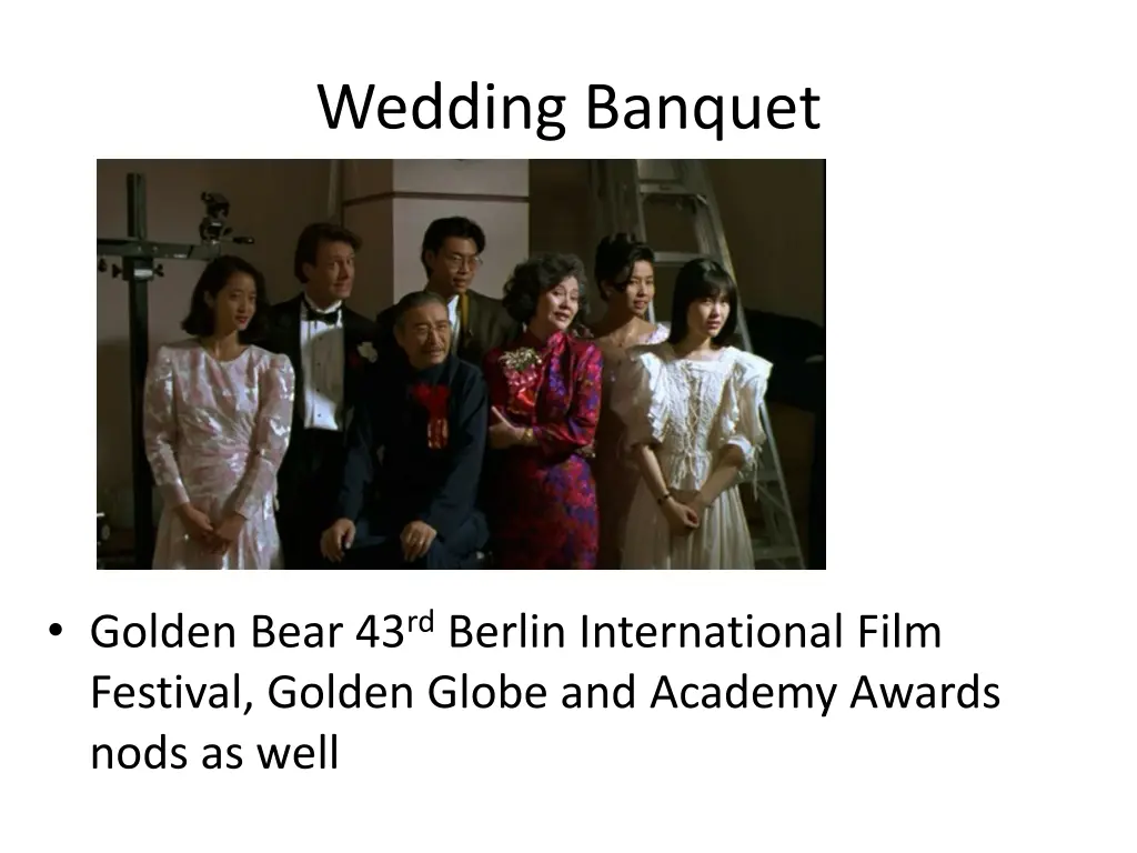 wedding banquet