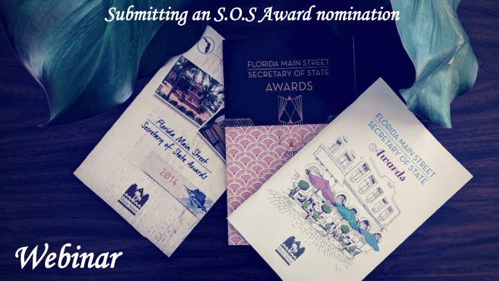 submitting an s o s award nomination submitting