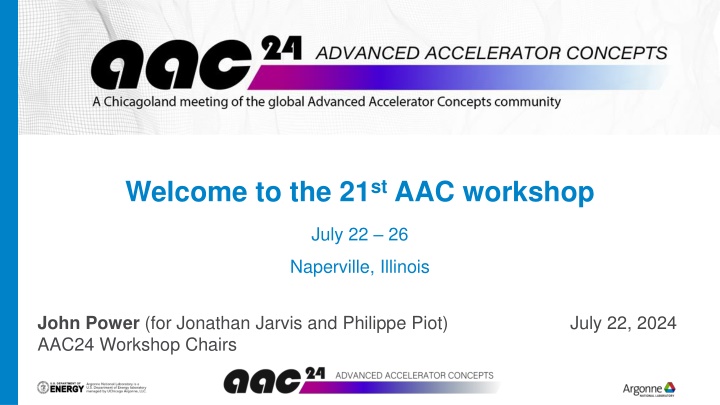 welcome to the 21 st aac workshop