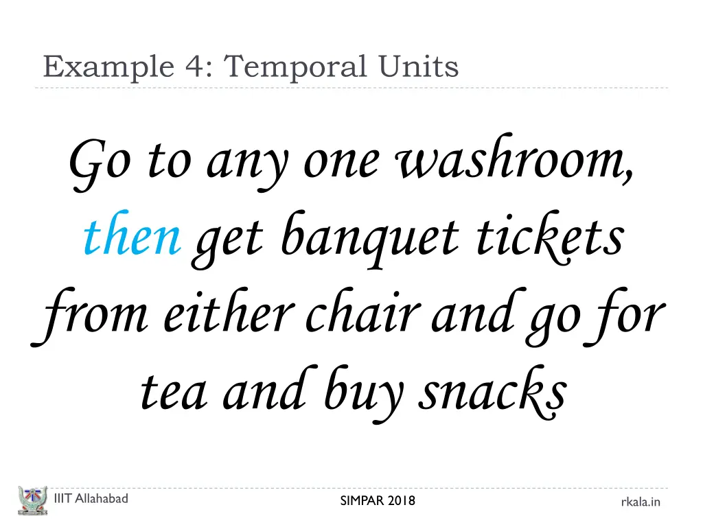 example 4 temporal units