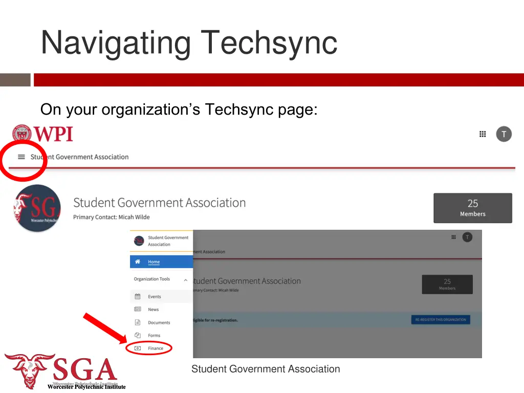 navigating techsync 1