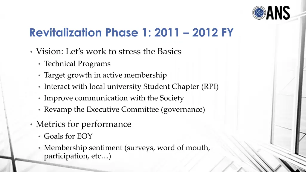 revitalization phase 1 2011 2012 fy