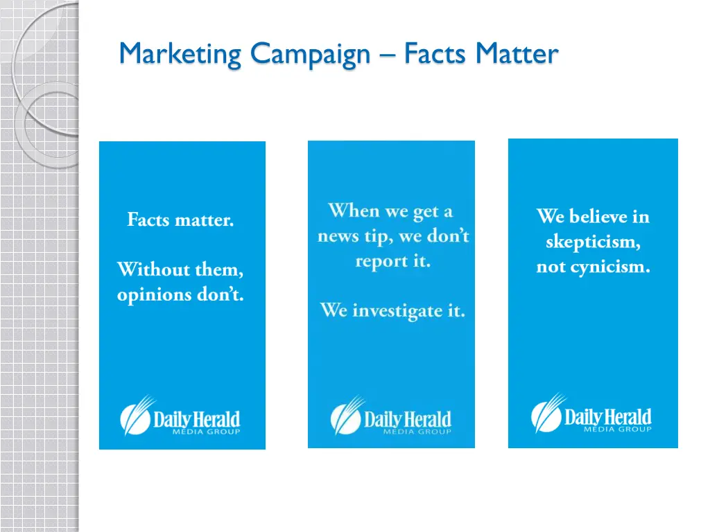 marketing campaign facts matter