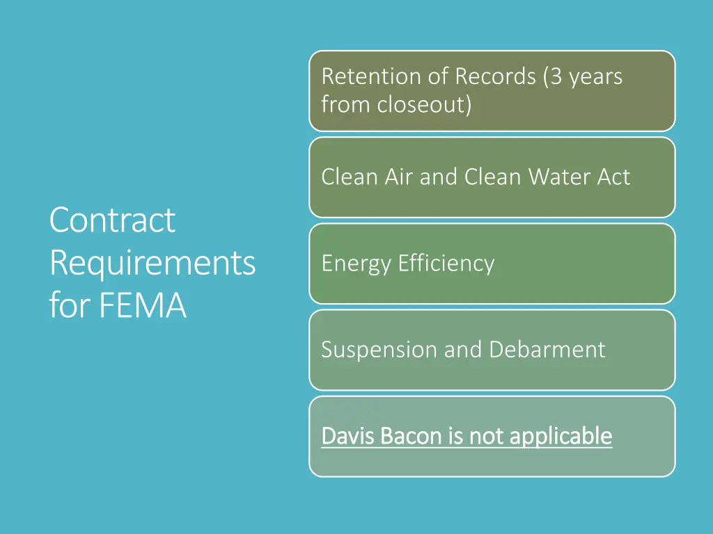 retention of records 3 years from closeout