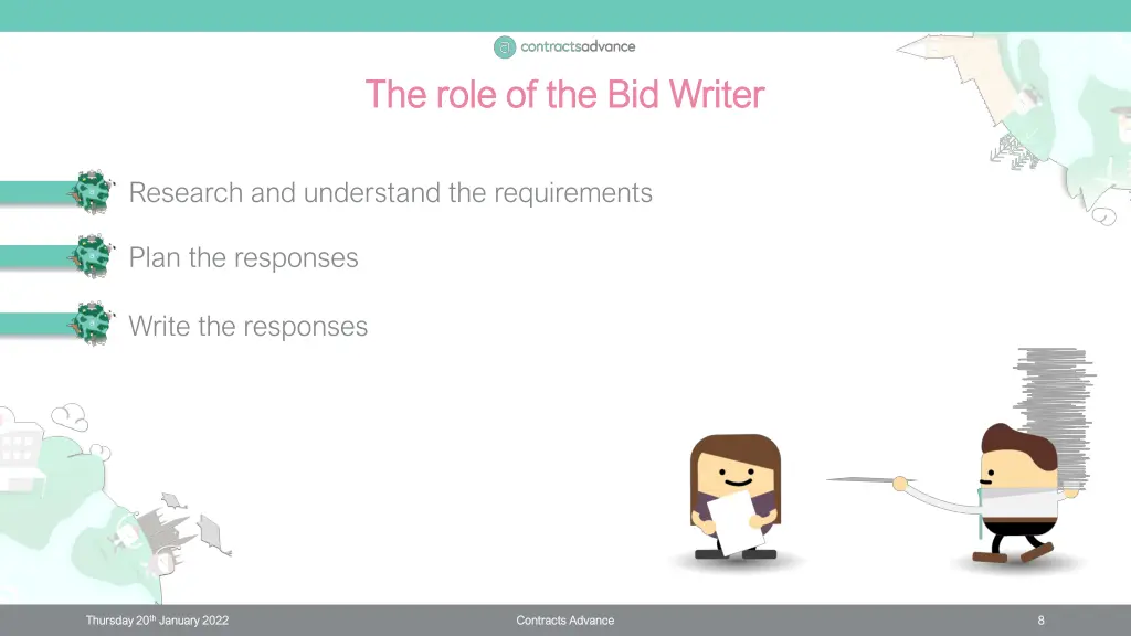 the role of the bid writer the role