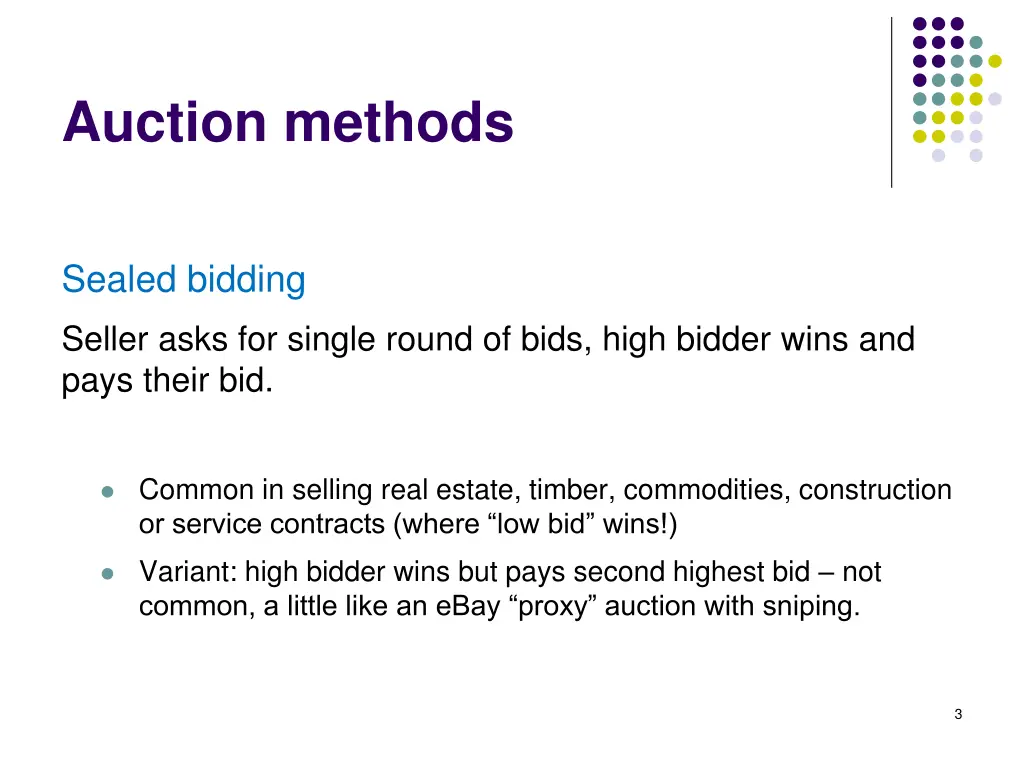 auction methods