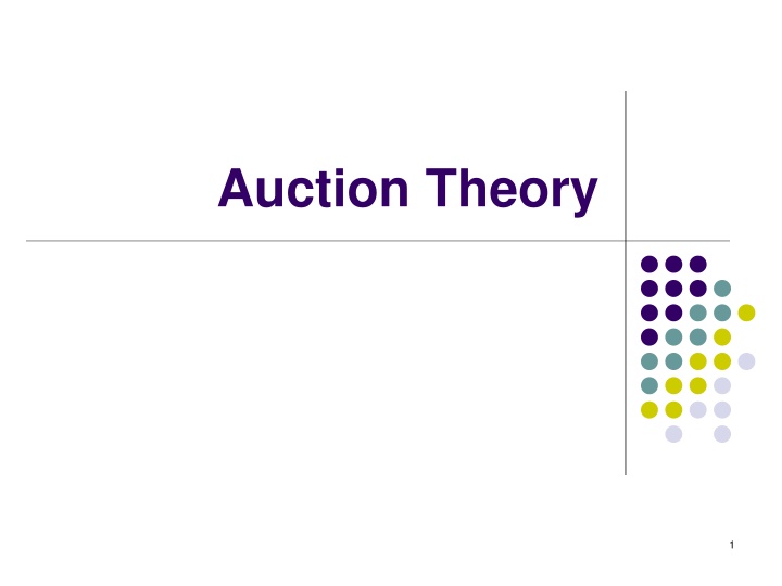 auction theory