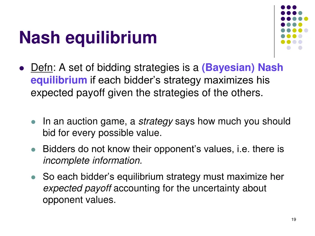 nash equilibrium