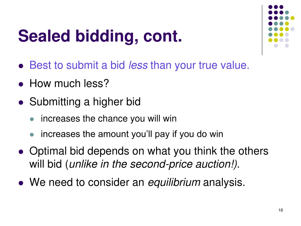 sealed bidding cont