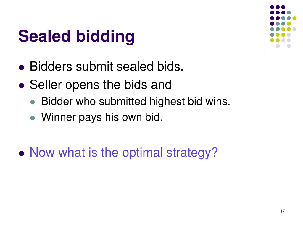 sealed bidding