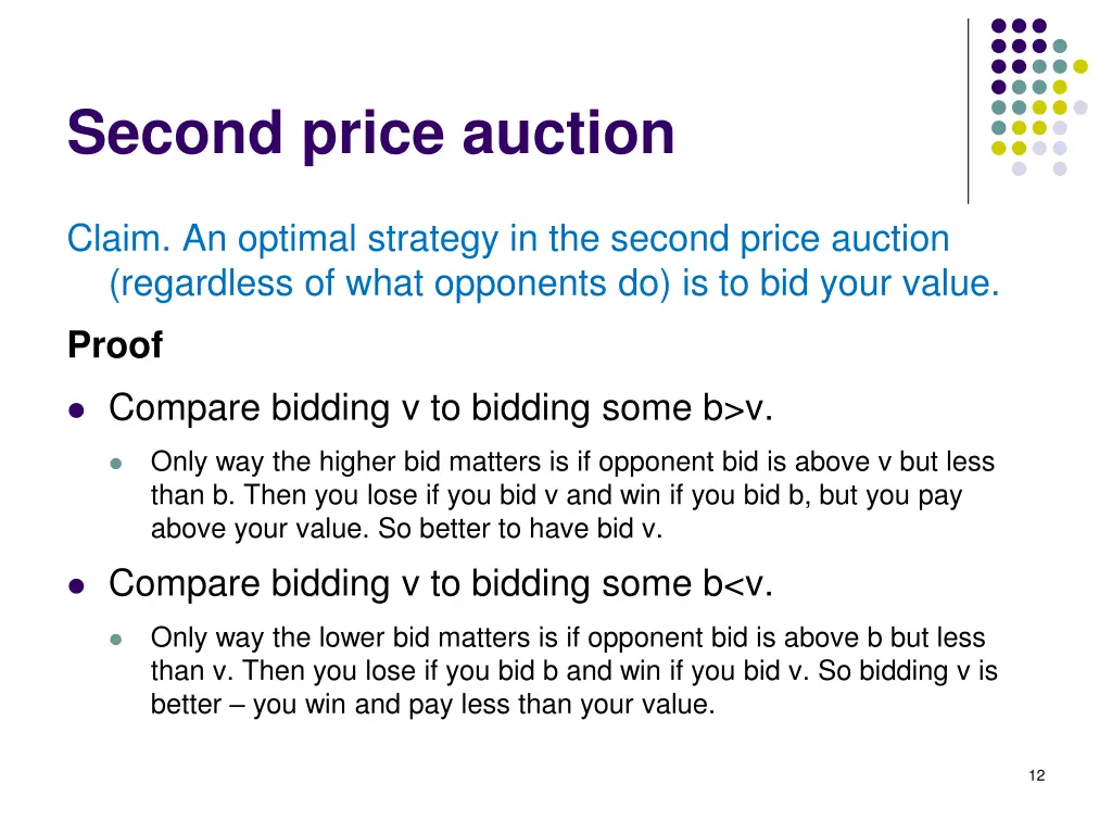 second price auction 1