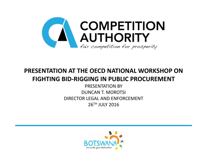 presentation at the oecd national workshop