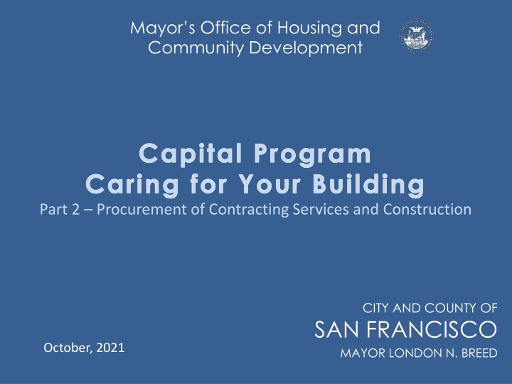 mayor s office of housing and community