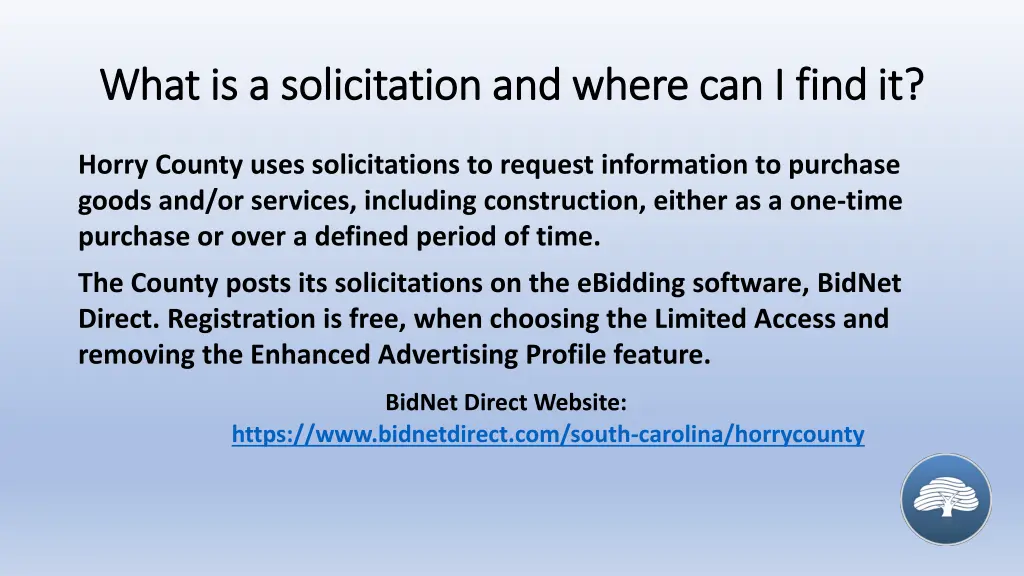 what is a solicitation and where can i find