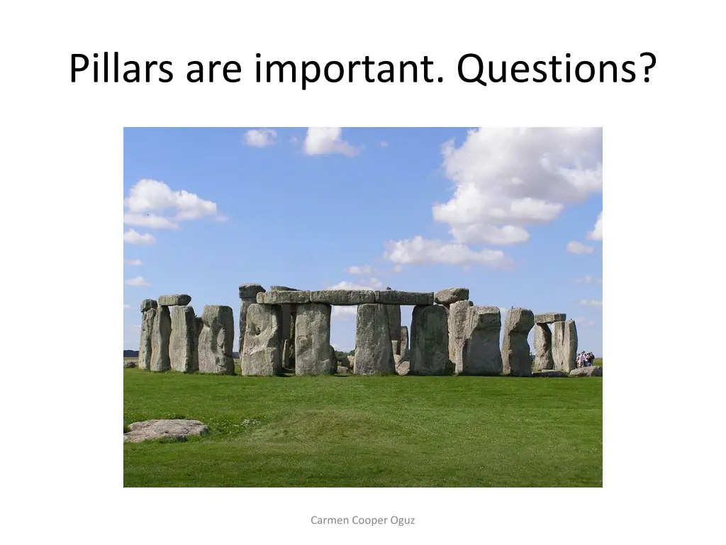 pillars are important questions