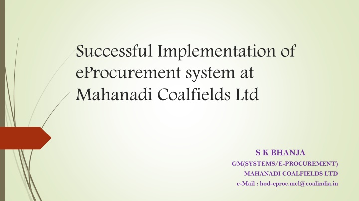 successful implementation of eprocurement system