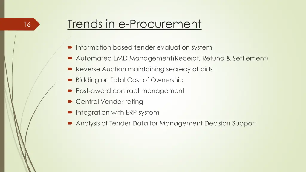 trends in e procurement