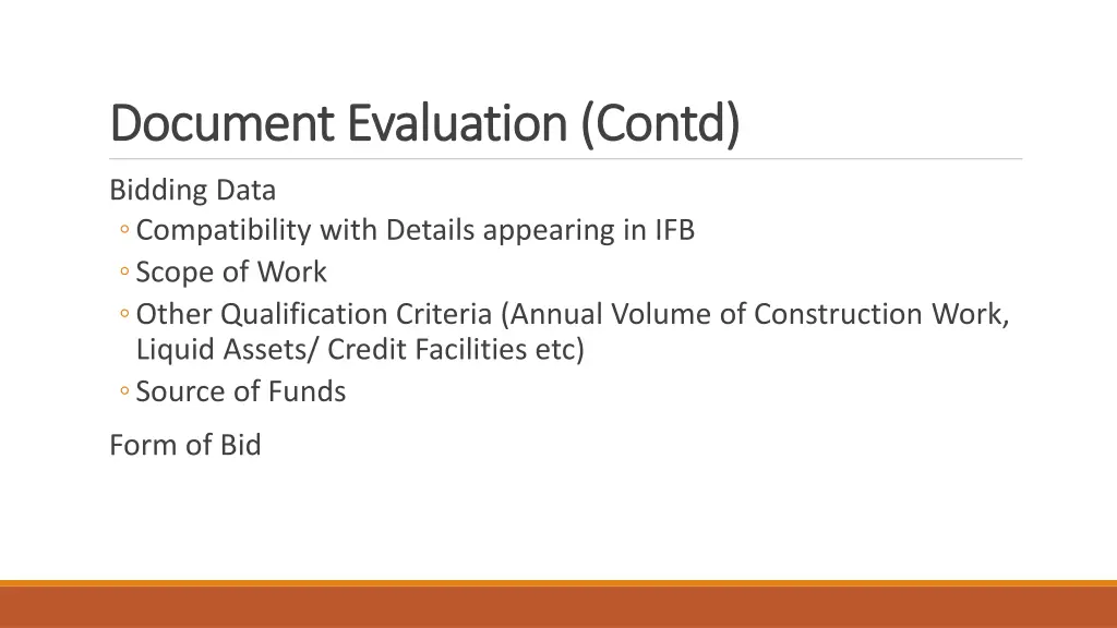 document document evaluation evaluation contd