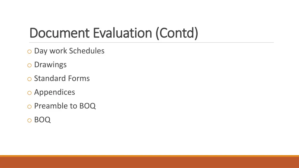 document evaluation document evaluation contd 1