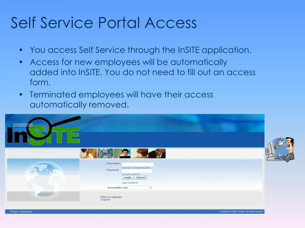 self service portal access