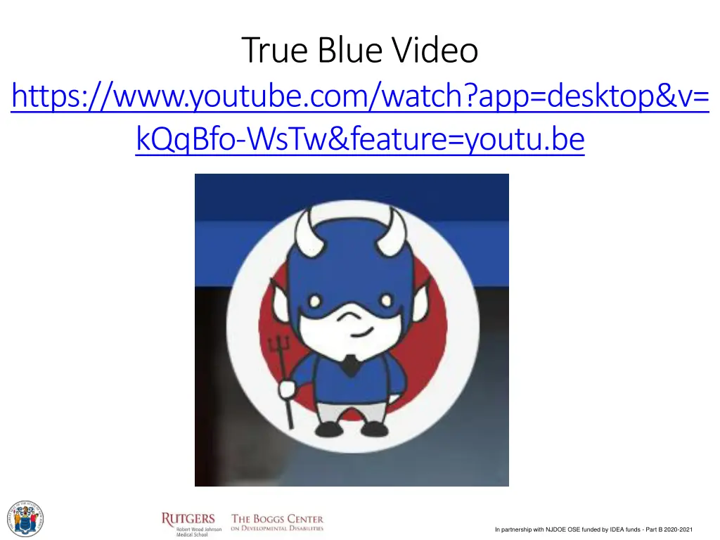 true blue video