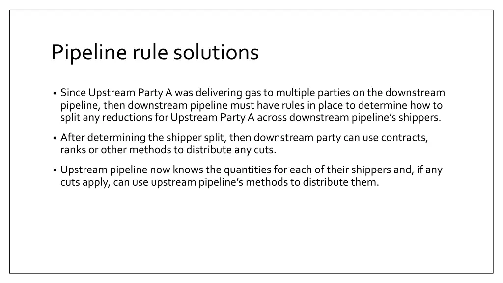 pipeline rule solutions