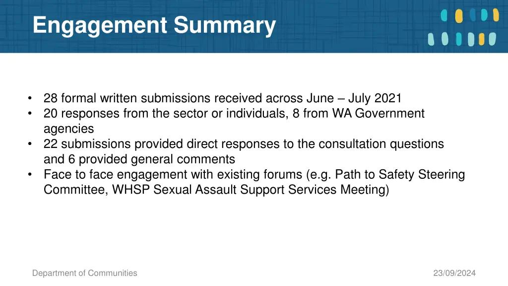 engagement summary