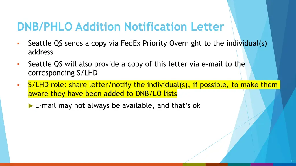 dnb phlo addition notification letter 1