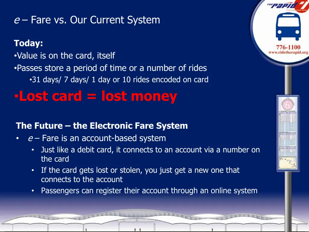 e fare vs our current system