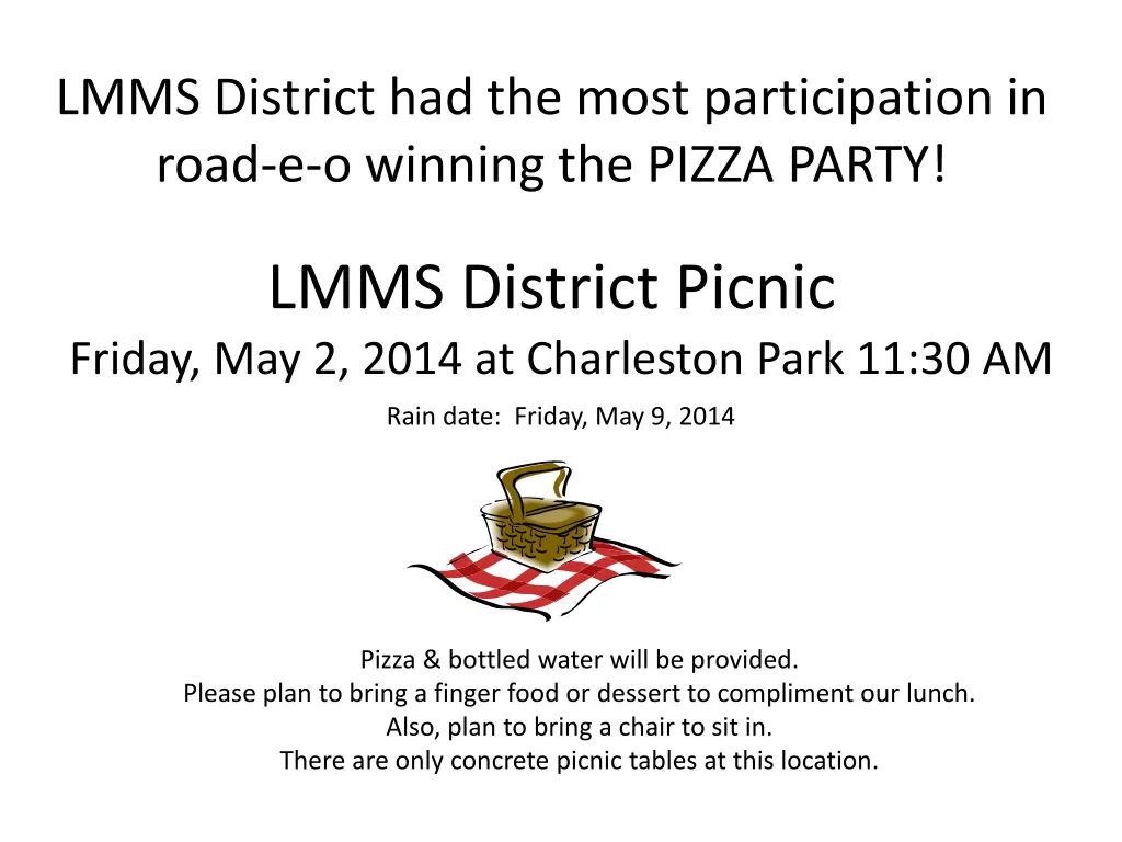 lmms district had the most participation in road