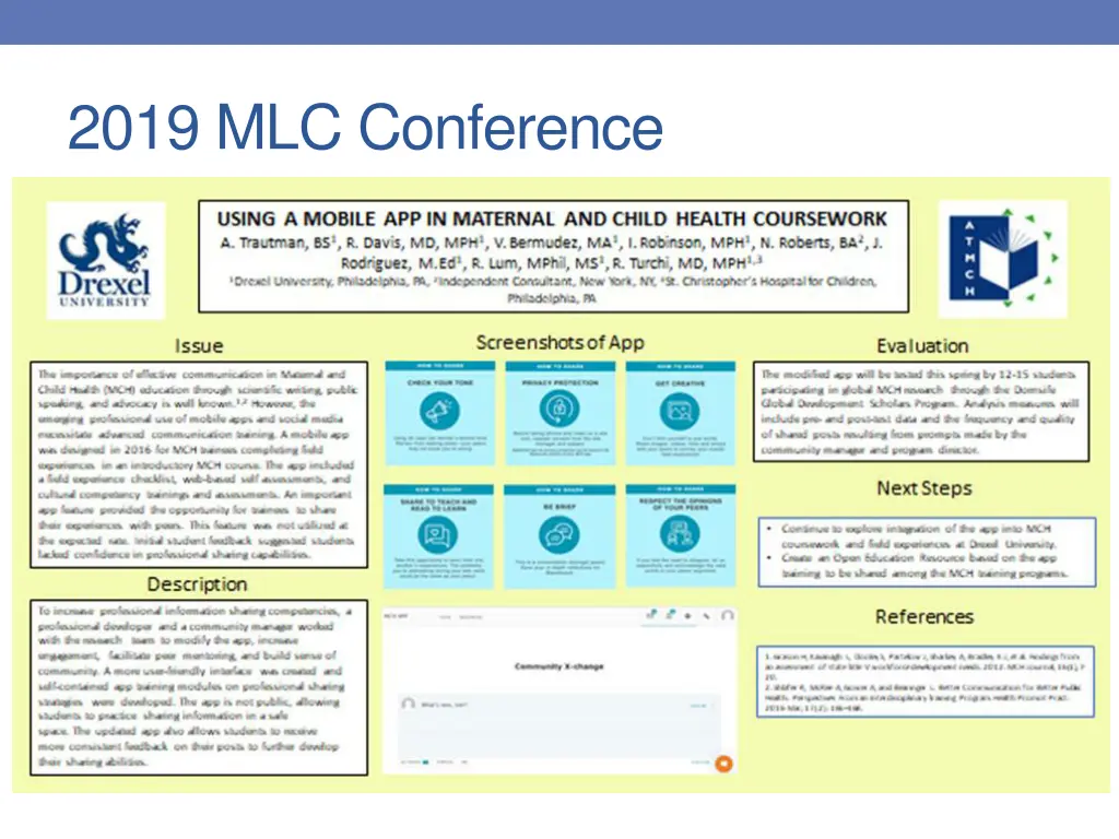 2019 mlc conference