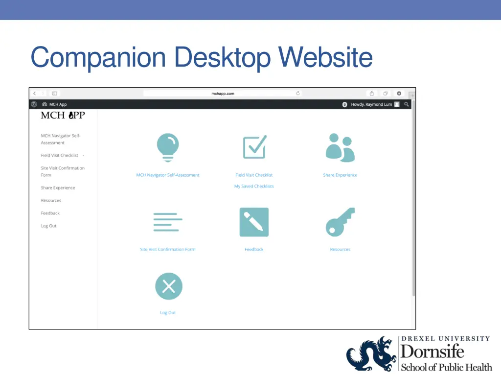 companion desktop website