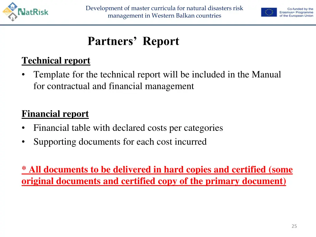 development of master curricula for natural 24