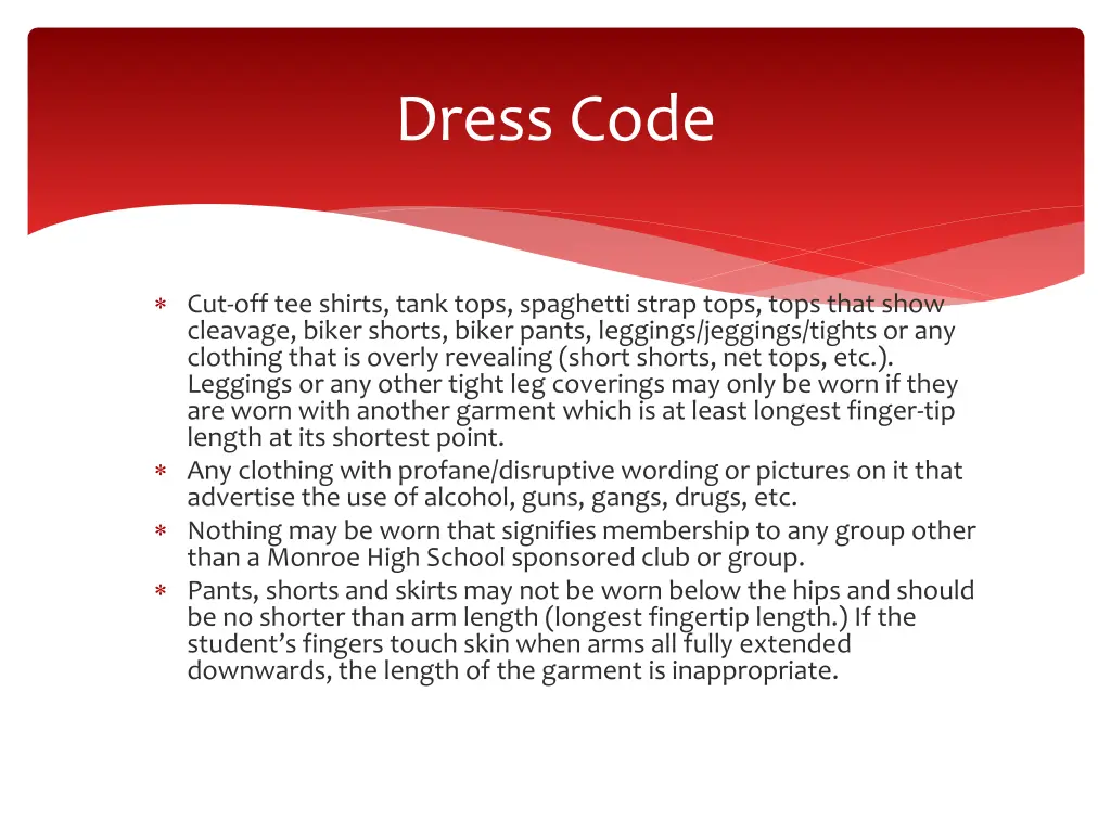 dress code