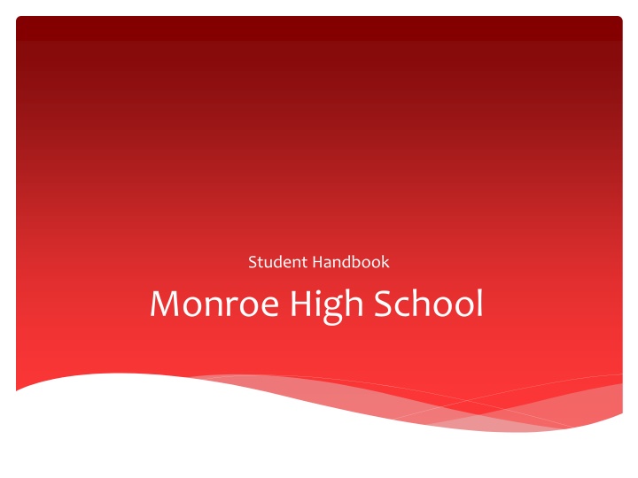 student handbook