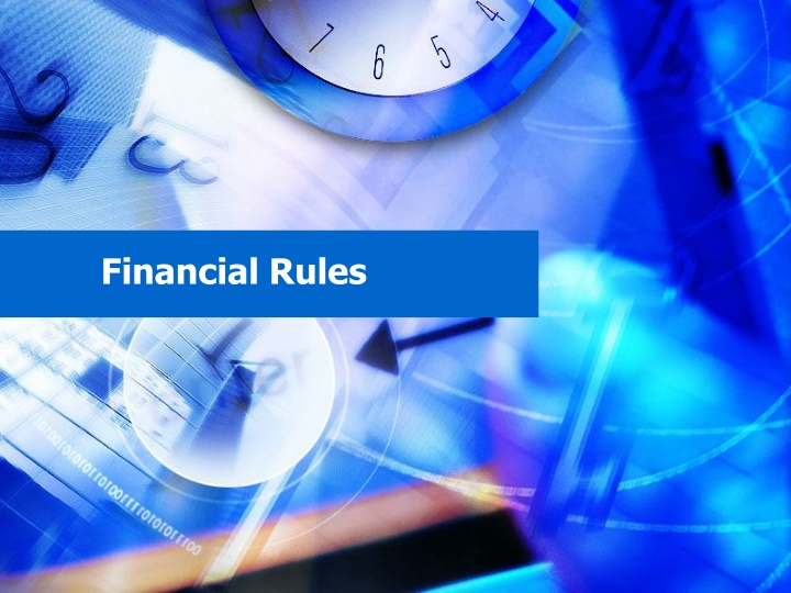 financial rules