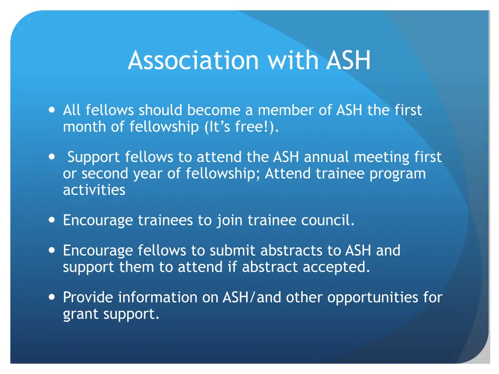 association with ash