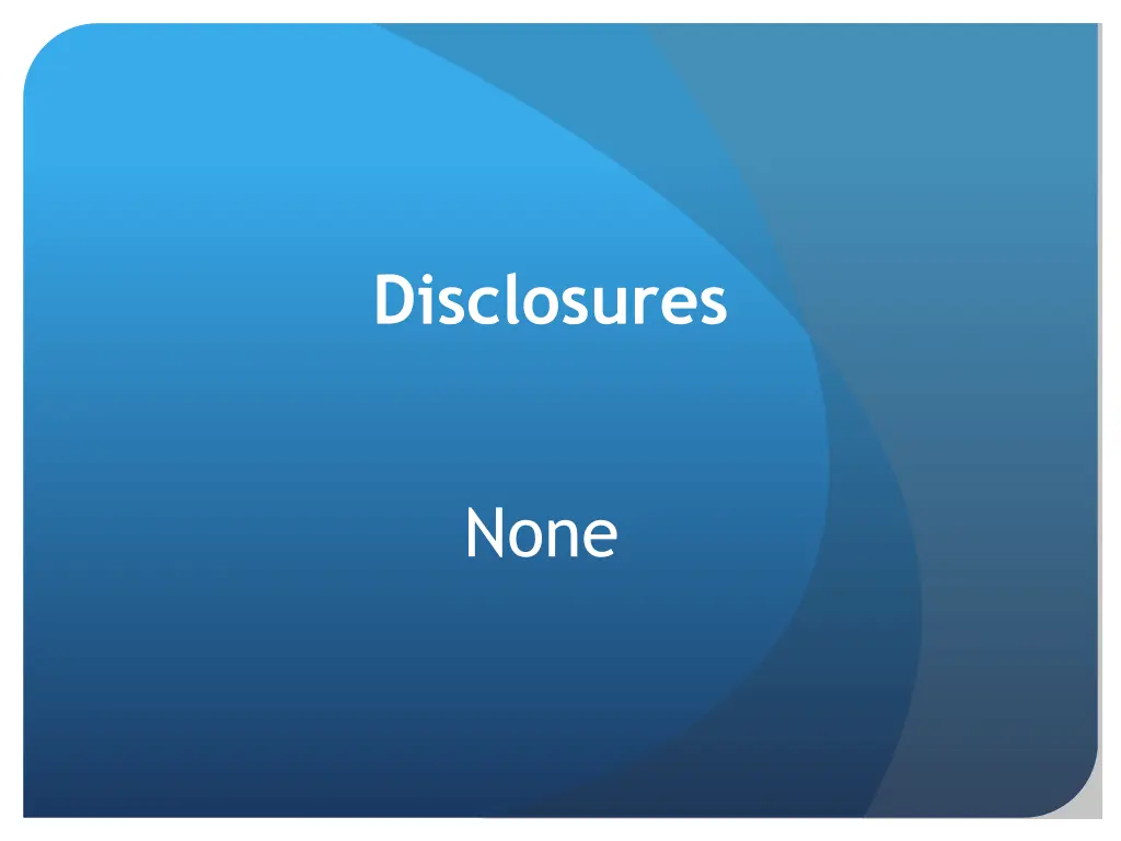 disclosures