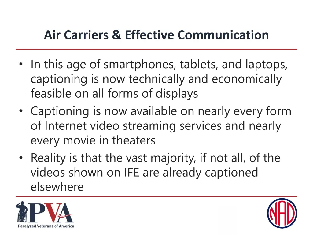 air carriers effective communication 1