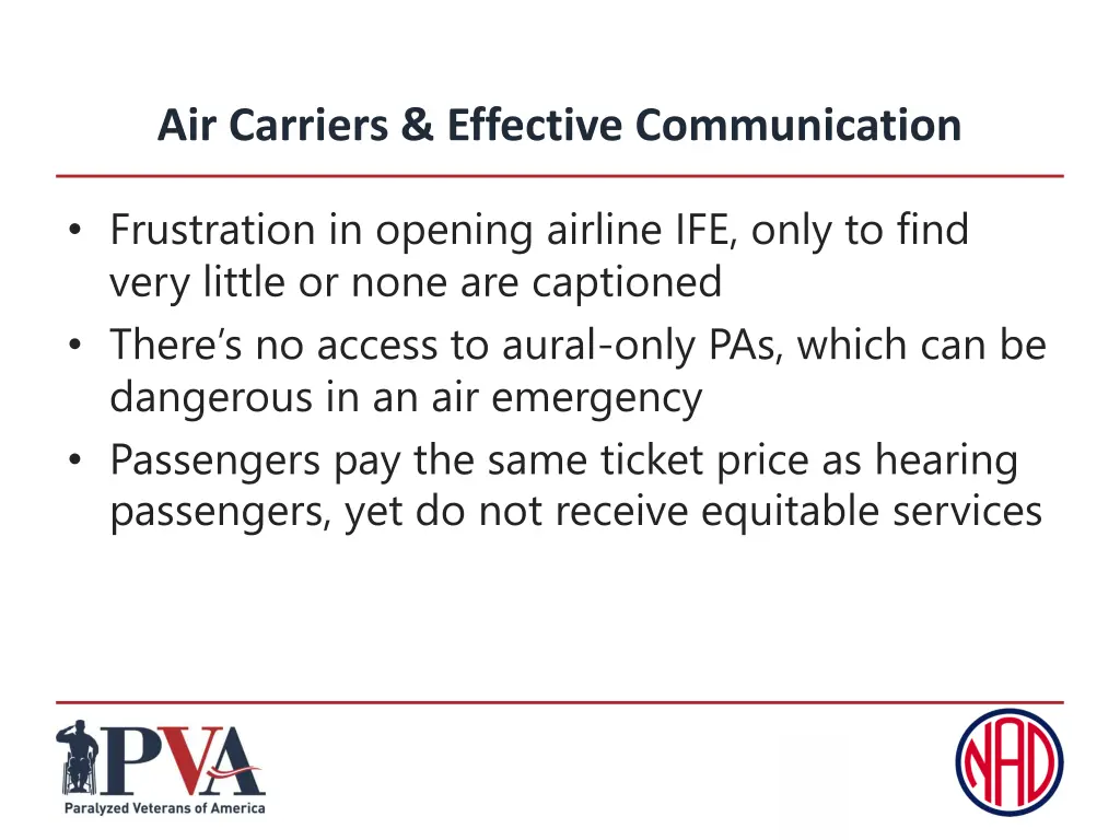 air carriers effective communication 2