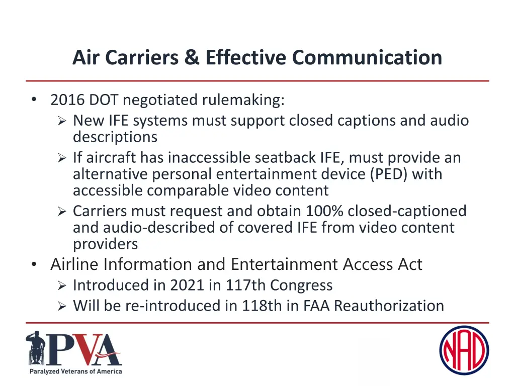 air carriers effective communication 3