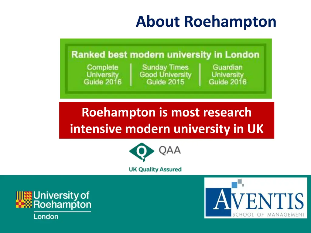 about roehampton