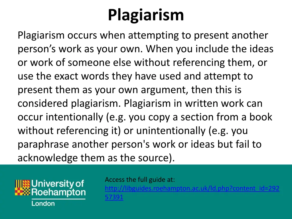 plagiarism