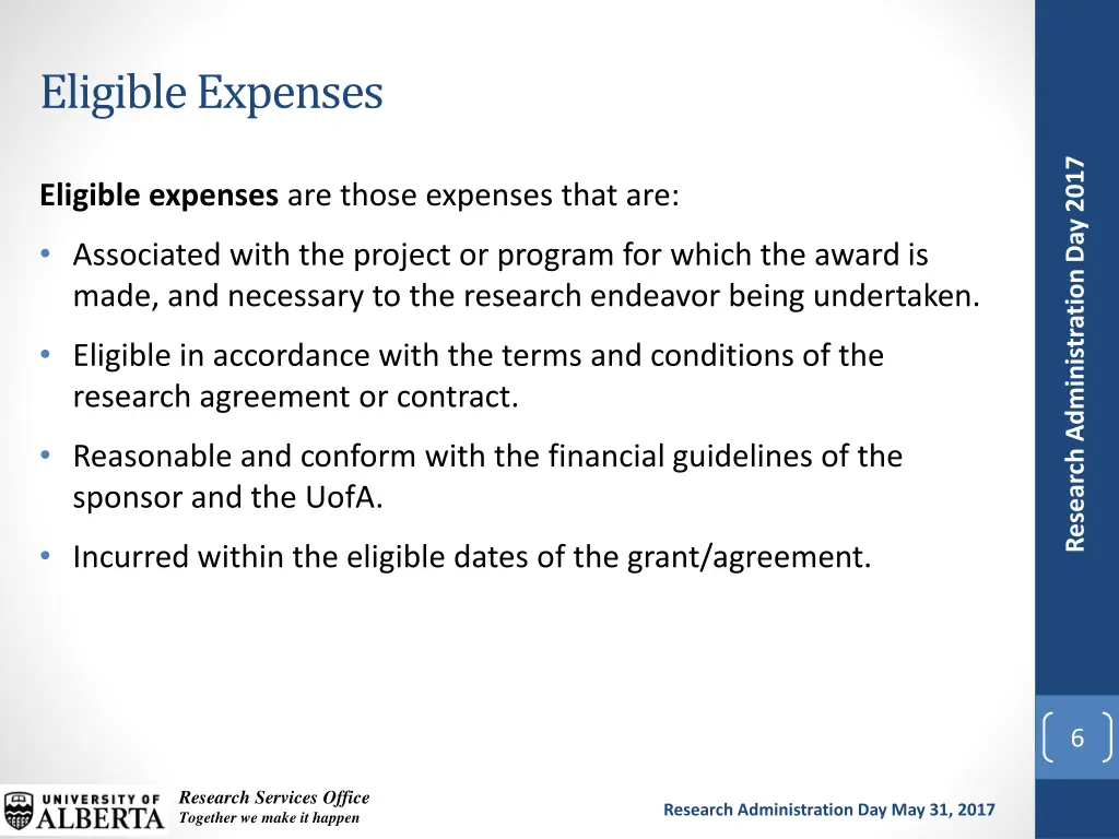 eligible expenses