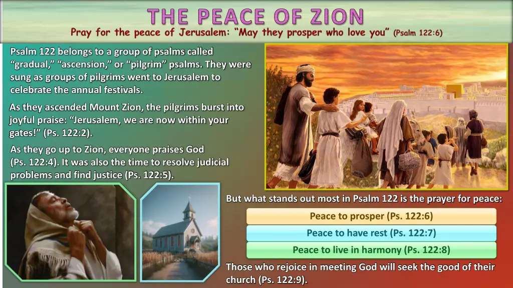 the peace of zion