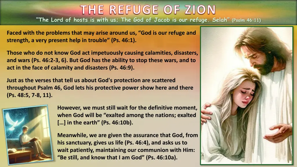 the refuge of zion the lord of hosts is with